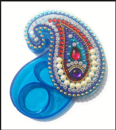 Mango Shape kumkum Holder (pack of 10) - 300gms